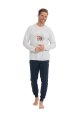 U.S.POLO ASSN. Pánský domácí komplet 18832 beige | Vermali.cz